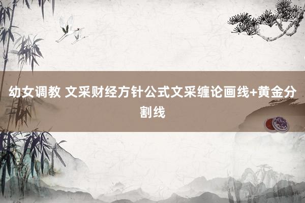 幼女调教 文采财经方针公式文采缠论画线+黄金分割线